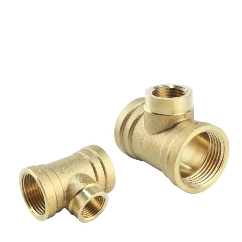 1pc Pneumatische Sanitär Messing Rohr Fitting Innengewinde 1/2 "-2" BSP Reduzierung T Typ Kupfer Armaturen Wasser Öl Gas Adapter(2)