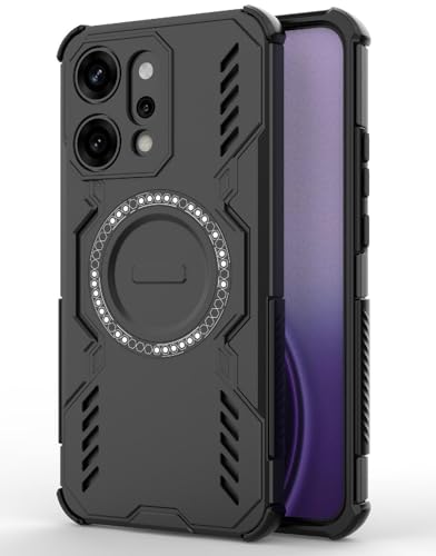 Image of Back Cover Case for Oppo Reno 14 Pro 5G | 360 Protection Mobile Phone Case Mag-Safe | Camera Protection | Oppo Reno 14 Pro 5+G Back Cover | Oppo Reno 14Pro 5G - Black TPU+PC