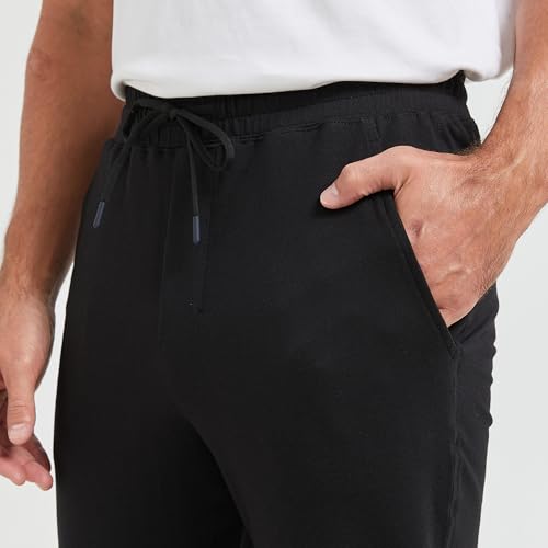 netdraw Men's Ultra Cozy Viscose Bamboo Sweatpants Cotton Lounge Casual Jogger Tapered Pants3