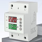 63A Protektor Prądu Napięcia, Protektor Napięcia LED Nad/pod Napięciem Ochraniacza, Stabilizator Wyjściowy Napięcia do Urządzenia Domowego, Instalacja Kolejowa DIN