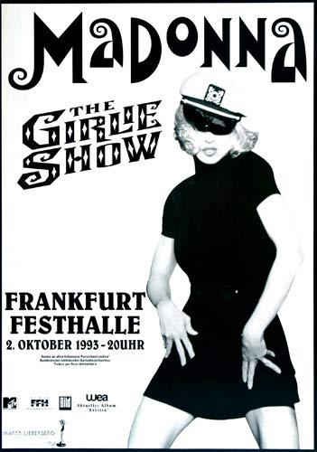 Madonna - The Girlie Show, Frankfurt 1993 » Concert Poster/Premium