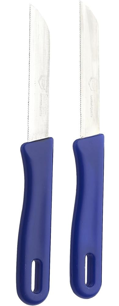 Rena Germany Professional Fruit and Vegetables Kitchen Knife Set Stainless Steel Blades Pack of 2 Knives 110mm