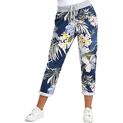 Style Lockers Women's Floral Turn Up Trousers Cover
