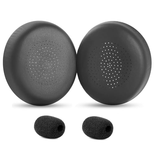 Almohadillas para Auriculares Compatibles con Jabra Evolve2 30 / 30SE / 30MS / 30UC con Cuero Proteico miniatura 6