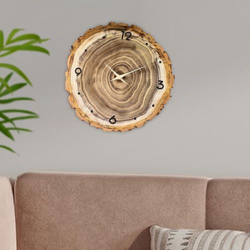 Horloge murale silencieuse ronde grand format 16 pouces, décoration murale design