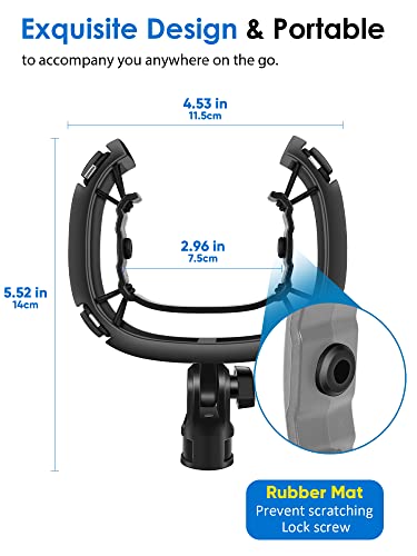 image for Borenbuir Wave Shock Mount, [Custom Built for Wave Mic] Anti-Vibration