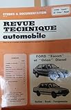  REVUE TECHNIQUE AUTOMOBILE FORD ESCORT ORION DIESEL CIP4671