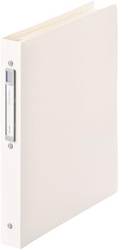 Lihit Lab N7683-0 Clear Book Replaceable A4, 20 Pockets, White