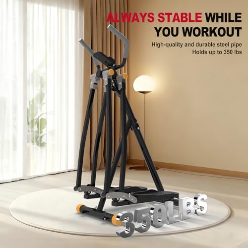 Image of HOTWAVE Space Walker Exercise Machine - Air Walker Elliptical Trainer for Home Use, with Foldable Design for an Aerobic Stepper and Cross Trainer Glider Exercise Machine for Men and Women