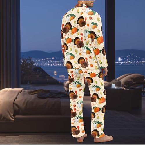 INSTANTARTS Couples Matching Outfits Button Down Comfortable Nightwear for Men and Women Soft Long Sleeve Pajama Sets3