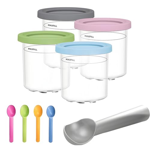 Ninja Creami 4-Pack Pint Containers and Lids