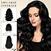 GRYFOX Black Hair Dye Shampoo for Gray Coverage, 3 in 1 Semi-Permanent Hair Color Shampoo for Women and Men with Natural Herbal Ingredients