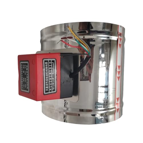 Amortisseur d'air motorisé 150mm en acier inoxydable 220V pour réseau VMC