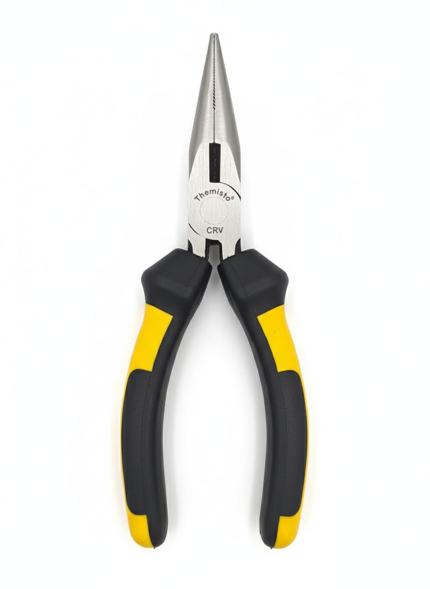 Themisto TH-T28 6 Inch Nose Plier | CR-V Steel : Amazon.in: Sports