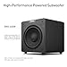 Elimavi Front Firing Powered Subwoofer - 400W Deep Bass Home Theater Sub for Large Rooms - 12
