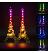 BTF-LIGHTING USB 5V Romance Eiffel Tower Built-in Color Changing Night Light 9.8inch WS2812 RGB C...