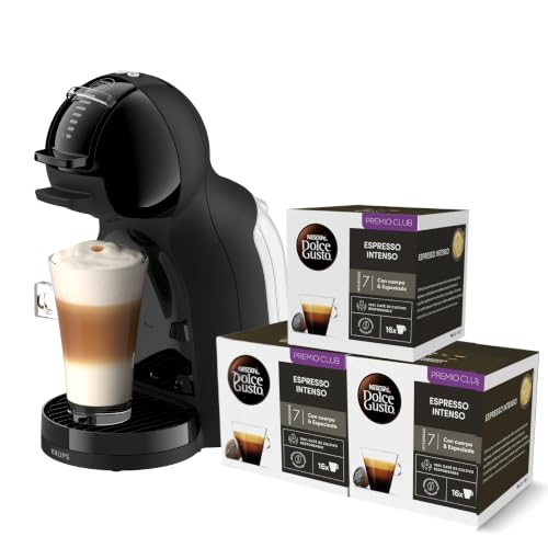 KRUPS Dolce Gusto Mini Me, Cafetera Cápsulas + Café, Negra
