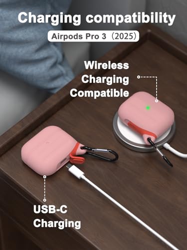 Coque étanche AirPods Pro 3 silicone housse protection antichoc LED - 5