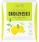Ssanggye DAY LINE TEA 2g X 15TB (30g, 1.05oz.) Pyramid Tea Bags Single Serve Premium Fruit Blende...
