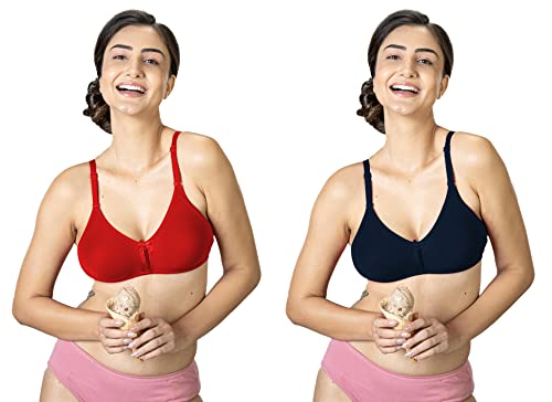 Image of Lyra Women's Cotton Lightly Padded Wire Free Classic Full-Coverage Molded Bra