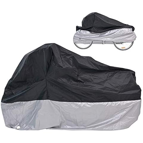 MOONCOOL Adult Tricycle Cover Trike Cover, 3 Wheeled Bicycle Bike Cover for Outdoor Storage Waterproof, Dust Wind Proof for Bikes Cover