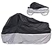 MOONCOOL Adult Tricycle Cover Trike Cover, 3 Wheeled Bicycle Bike Cover for Outdoor Storage Waterproof, Anti-UV Dust Wind Proof for Bikes
