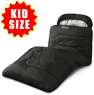 ASOUT Sleeping Bag for Adults and Kids - Portable, Comfort, Extra-Wide Car Camping