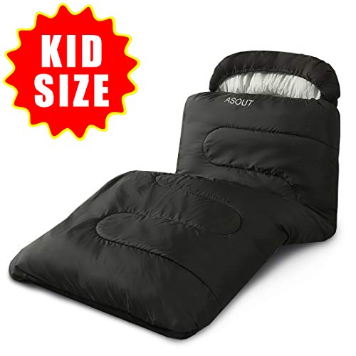 ASOUT Sleeping Bag for Adults and Kids - Portable, Comfort, Extra-Wide Car Camping