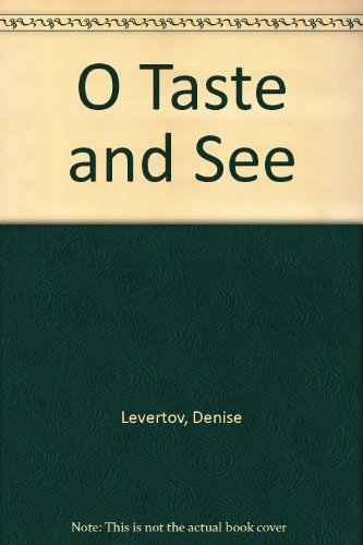 O Taste and See B0093PNQN6 Book Cover
