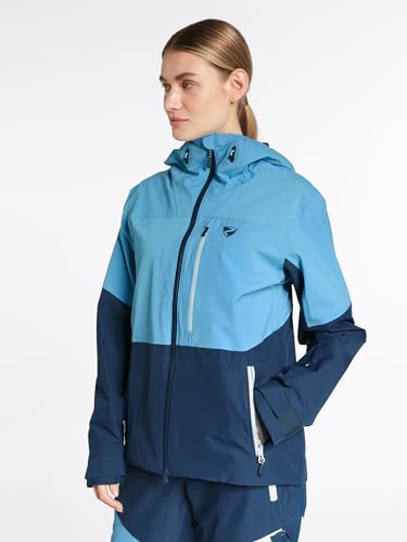 Miniatura 4 de Ziener Turis Chaqueta De Esquí Freeride Sympatex, Libre De Pfc Y Lana, Azul Marino, 42 Para Mujer
