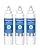 Waterdrop ADQ73613401 Replacement for LG® LT800P®, ADQ73613402, ADQ73613408, ADQ75795104, Kenmore 9490, LSXS26326S, LMXC23746S, LSXS26366S, Refrigerator Water Filter, WD-F20, 3 Pack (Package May Vary)