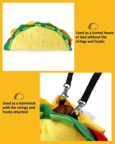 Percozzi Taco Hamster Hammock Hideout Tunnel House Hedgehogs Guinea Pigs Ferrets Chinchilla Small Animal Habitat #TOP3