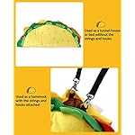 Percozzi Taco Hamster Hammock Hideout Tunnel House Hedgehogs Guinea Pigs Ferrets Chinchilla Small Animal Habitat - Image 4