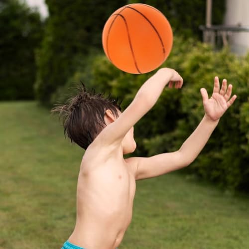 BESPORTBLE Bola De Espuma De Treinamento Interno De Basquete Silenciosa Não Revestida De Alta Densid