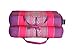 ANADEO YogaProducts Coussin de Yoga et de Méditation Pliant Dépliant Zafu - Modulable - Kapok 100% Naturel et Recyclable - Ferme et Robuste - Confort et Stabilité - Violet Rouge
