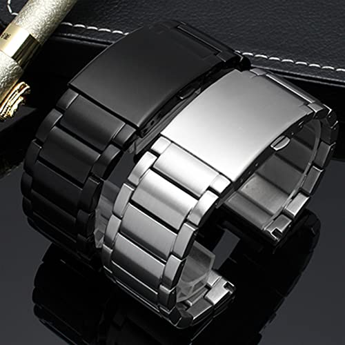 Bracelet de montre acier inoxydable 24mm 26mm 28mm 30mm mâle pour Diesel DZ4316 DZ7395 - 7