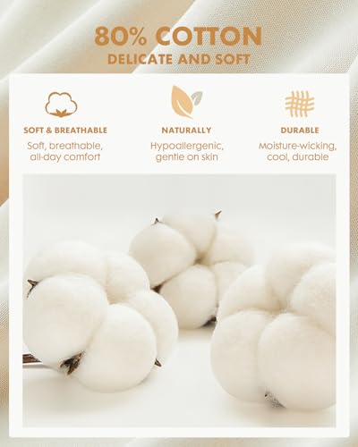 Thick Soft Cotton Compression Socks for Women Men 15-20mmHg Knee High Breathable Cotton Socks for All Day Comfort2