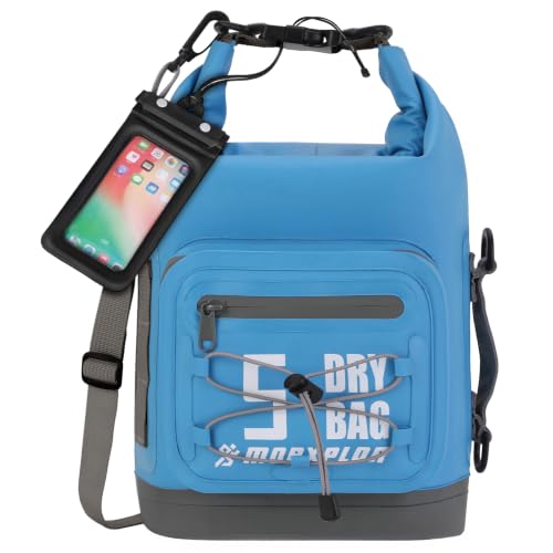 Image of MORXPLOR Dry Bag Waterproof,5L /10L /20L /30L /40L /55L Roll Top Dry Bag Backpack with WaterProof Phone Case for Swim,Kayak