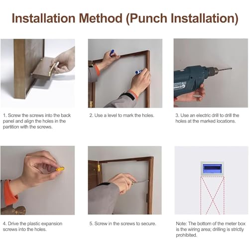 Wooden Decorative Breaker Box Cover with Shelf & Hooks, Wall-Mounted Electrical Panel Cover, Flip-Up Switch Box, Stylish Home Decor (23.6x27.6in)