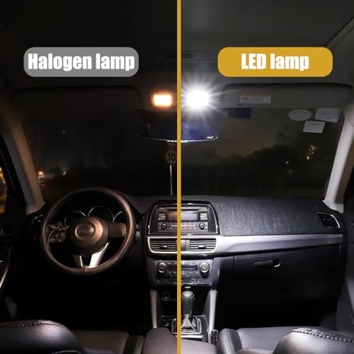 6 luces LED para domo interior de auto, 41mm miniatura 4