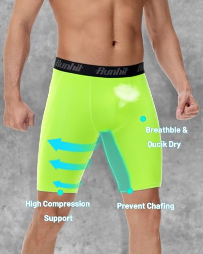 Pantalones cortos de compresión para evitar rozaduras al correr y entrenar en el gimnasio 6