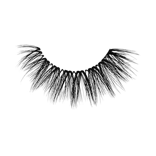 Image of KISS My Lash But Bolder 3D Volume False Eyelashes - Slim Thicc, Black, Comfortable, Voluminous, Natural-Looking, Faux Mink, Vegan, Fuller, 3D Lashes, Superfine, Knotless, Fluffy & Soft | 1 Pair