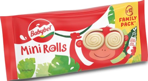 Queso Snack Minirolls enrollados babybel 12 unidades