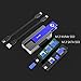 GLOTRENDS 2-Bay M.2 to USB C Adapter Enclosure for M.2 NVME SSD(Key M) and M.2 SATA SSD (Key B/B+M), Black Aluminum Case (Pisces)