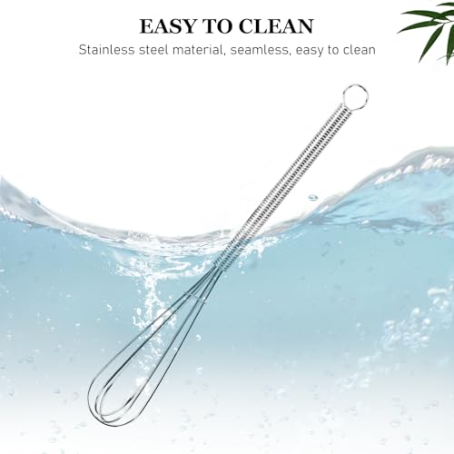 Image of NileHome Mini Whisks Stainless Steel Whisk 7 inch Kitchen Small Wisk Balloon Wire Tiny Whisks for Cooking, Whisking, Blending, Beating, Stirring