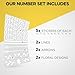ASSURED SIGNS 3 Inch REFLECTIVE Mailbox Numbers for Outside - 5 Complete Sets 0-9 Numbers - Self Adhesive Vinyl Stickers for Mailbox - Weatherproof White Address Number Decals
