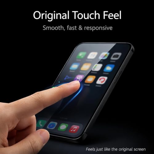 Image of Tempered Glass Screen Protector Compatible with OnePlus N6 with Edge to Edge Coverage and Easy Installation Kit