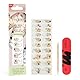 Mylee Gel-Nagelfolien [Blooming Lovely] – 10 vorgehärtete Gel-Aufkleber für sofortige Maniküre – Keine Lampe erforderlich, splitterfest, glänzendes Finish, hält bis zu 14 Tage, Einfach anzubringen