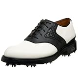 Callaway Men's XTT Chev Tour Saddle Golf Shoe,White/Black,8.5 M US