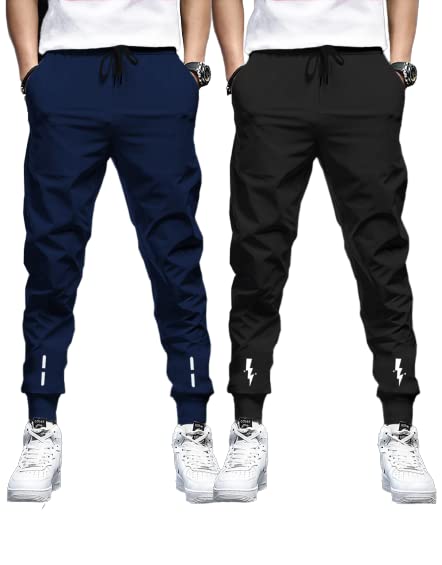 Image of TRIPR Printed Men Track Pants (Pack of 2)